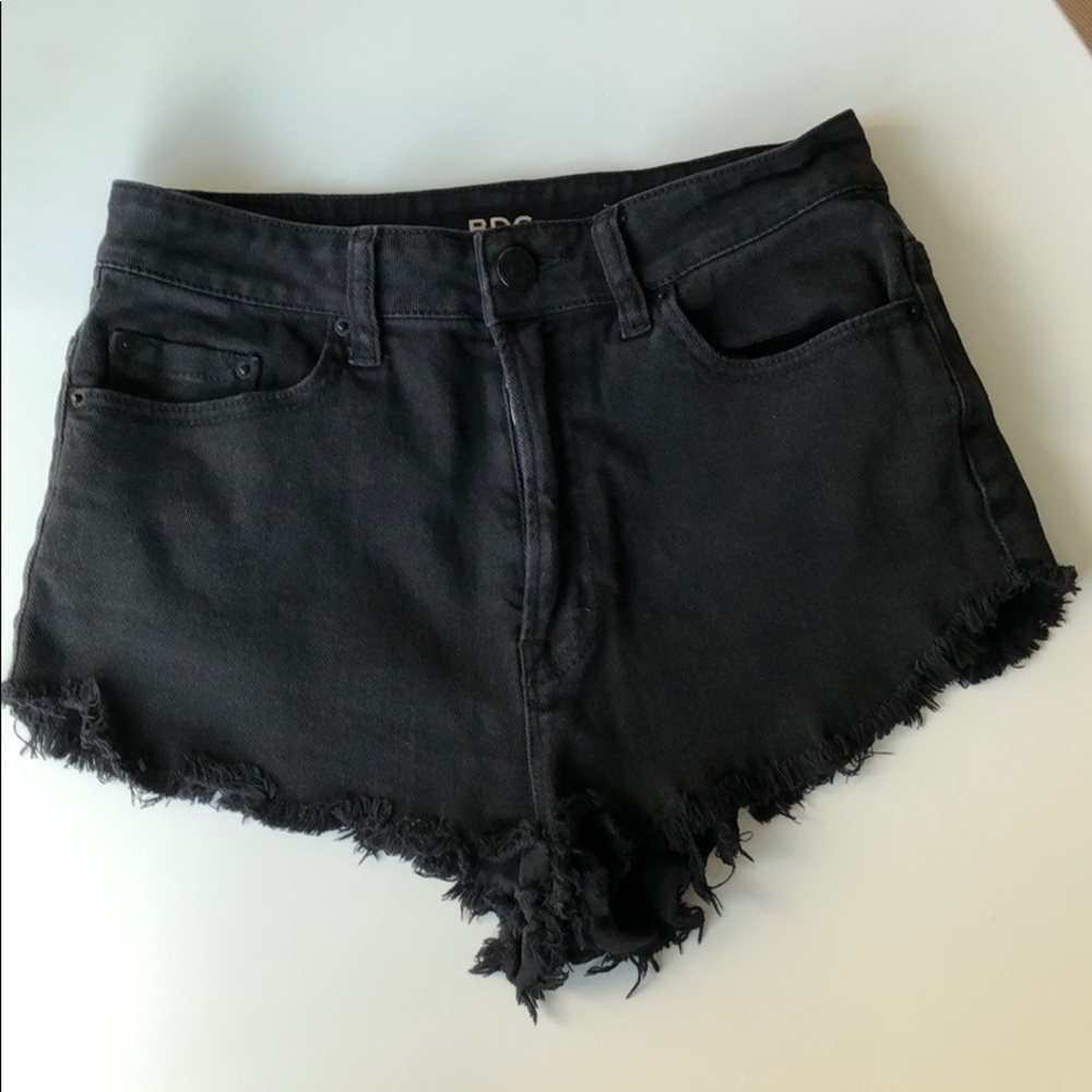 BDG Super High Rise Dolphin Cheeky Denim Shorts